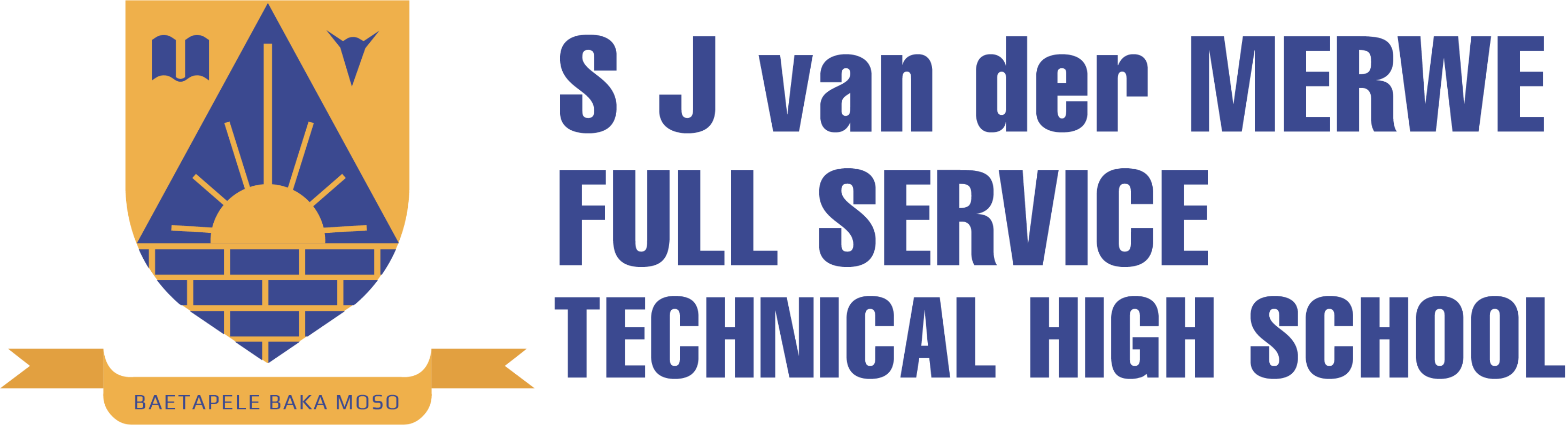 S J van der Merwe High School logo